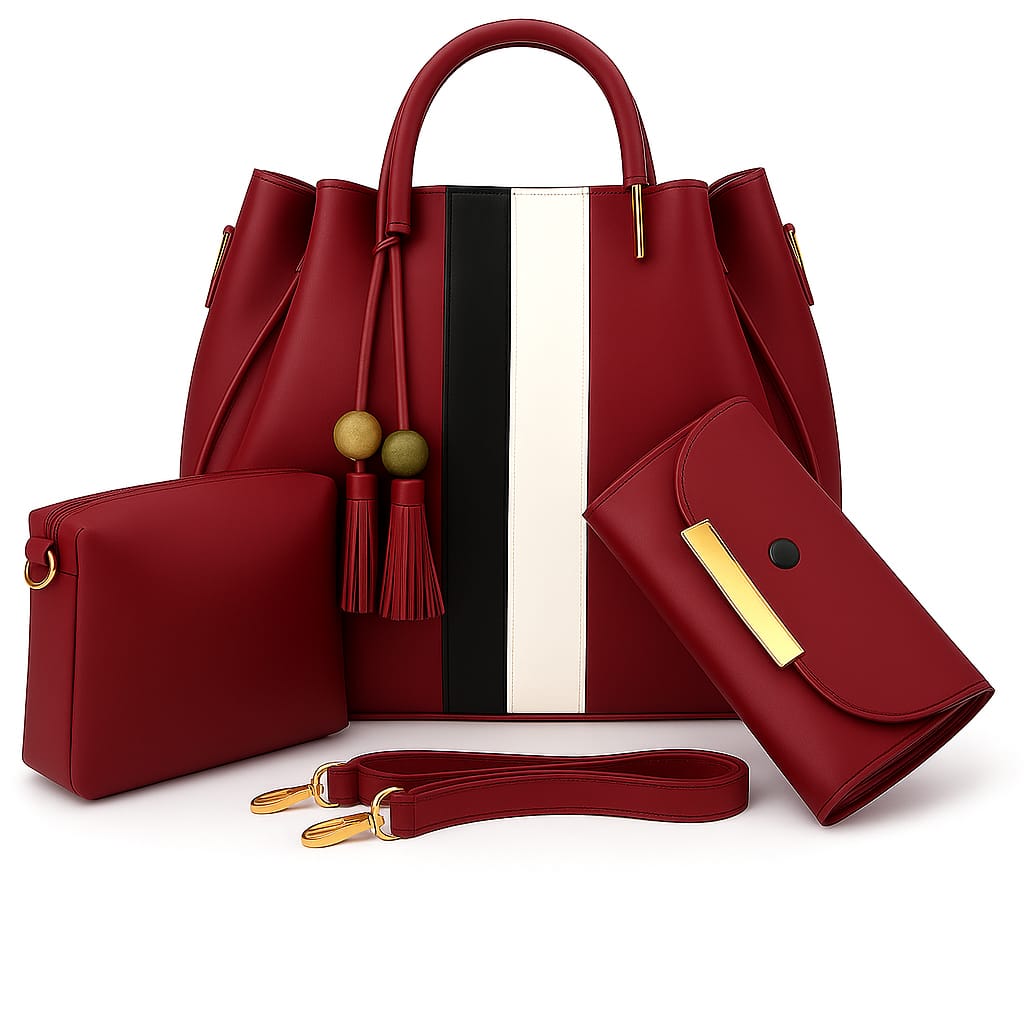 Buy 1 Get 3 – Premium 3-Piece Shoulder Bag Set