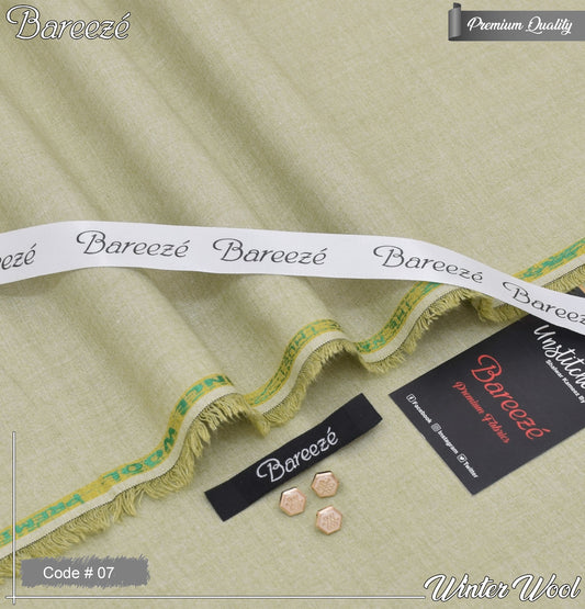 BAREEZE Men’s Luxury Winter Wool – Premium Unstitched Fabric