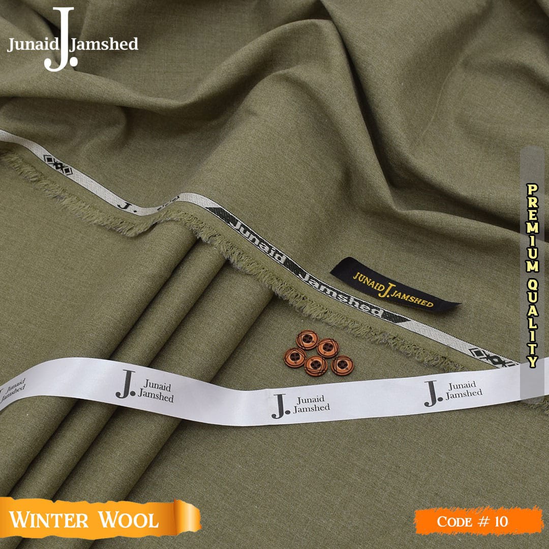 JUNAID JAMSHED (J.) – Men’s Luxury Soft Wool – Premium Unstitched Fabric