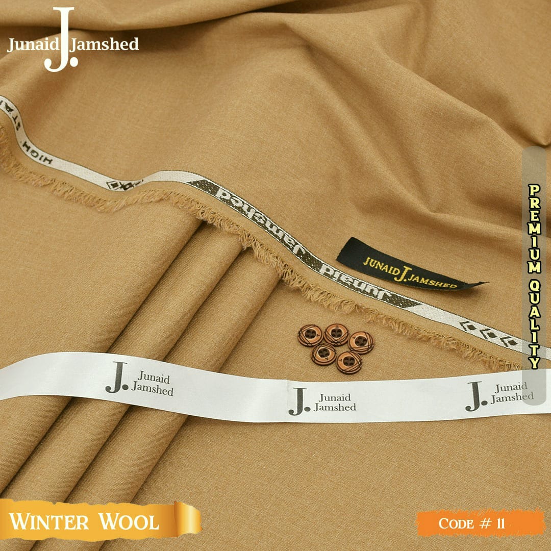JUNAID JAMSHED (J.) – Men’s Luxury Soft Wool – Premium Unstitched Fabric