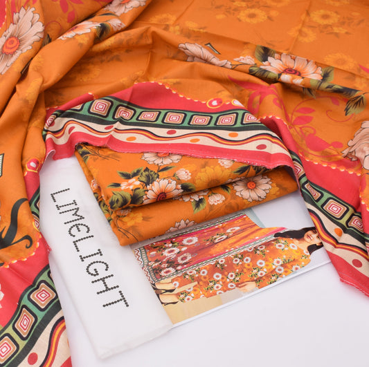 LIMELIGHT – Khaddar All-Over Printed Unstitched 3-Piece Suit